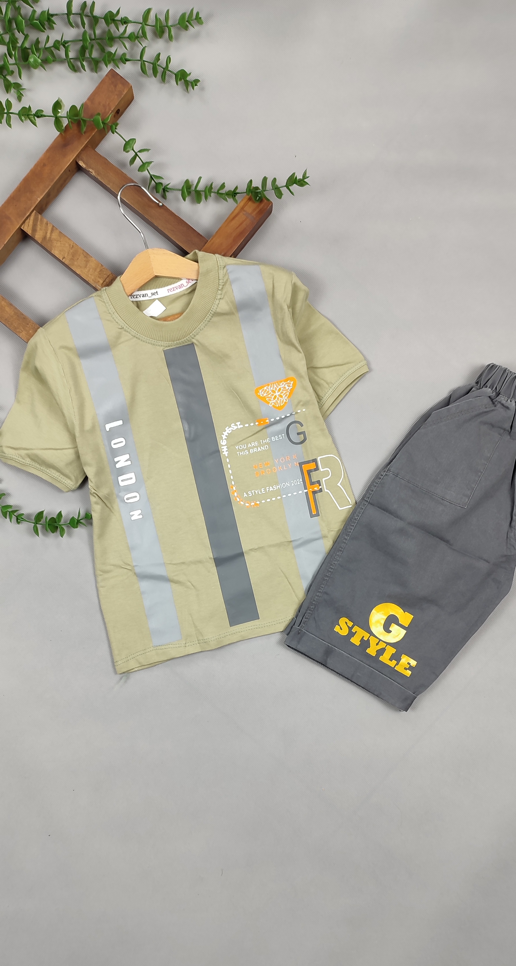 تیشرت شلوارک پسرانه لندن