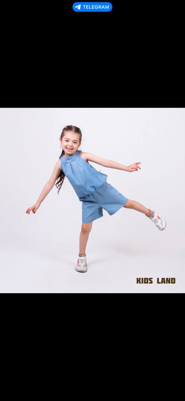 تاپ شلوارک جین بچه گانه