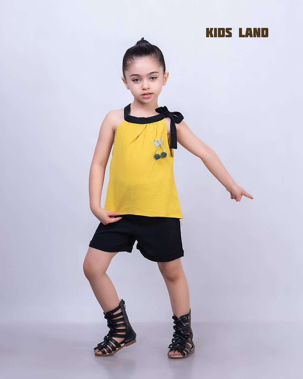 تاپ شورتک بچه گانه پاپیون